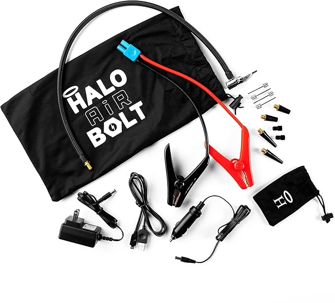 HALO Bolt Air 58830 Portable Car Battery Jump Starter | 100 PSI Air Compressor - Image 3
