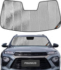 Pigenius Windshield Sunshade for Chevy Trailblazer 2024-2026, Reversible Silver/Black