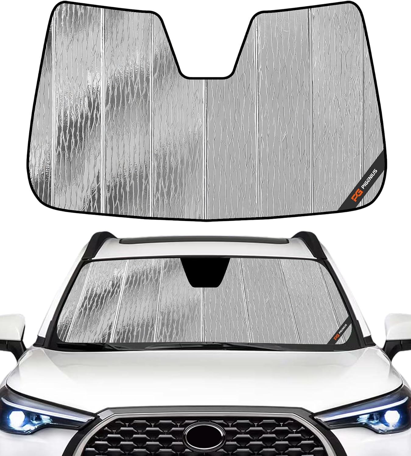 Pigenius Windshield Sunshade for Toyota Corolla Cross 2022-2026 Front Window Shade - AstraGuard