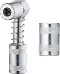 Slippery Pete 90 Degree Grease Coupler Snaps on to Grease Fittings in Tight by SlipperyPete