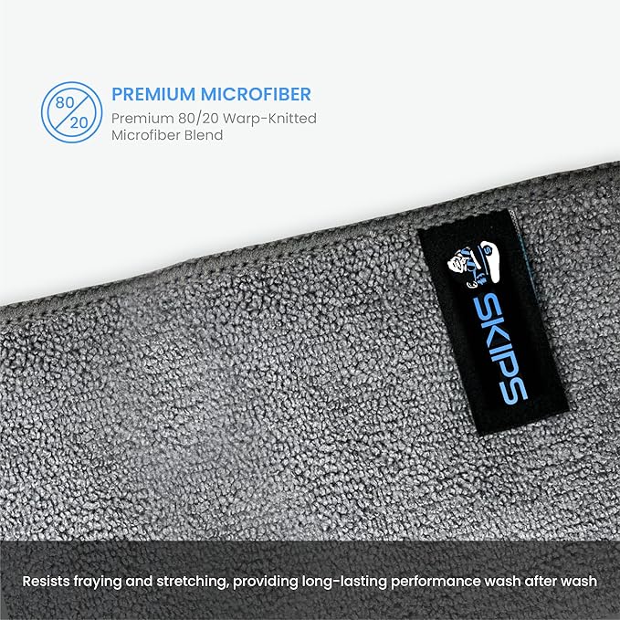 SKIPS Mini Microfiber Towels: 2-Pack of Premium Interior Detailing Towels - Image 6