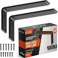 batoda 12” countertop support steel brackets (2 pcs), main product view