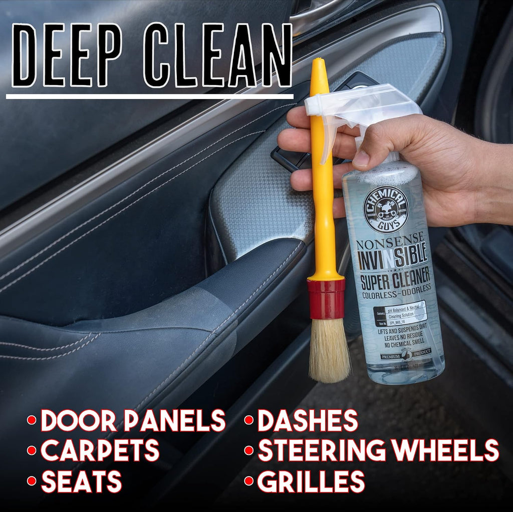 Chemical Guys Nonsense, Odorless Cleaner For Car Interior and Exterior All Purpose Cleaning Spray for Vinyl, Rubber, Plastic, Carpet, Upholstery, and Engine Bays Foaming Deep Cleaning Formula 16 oz