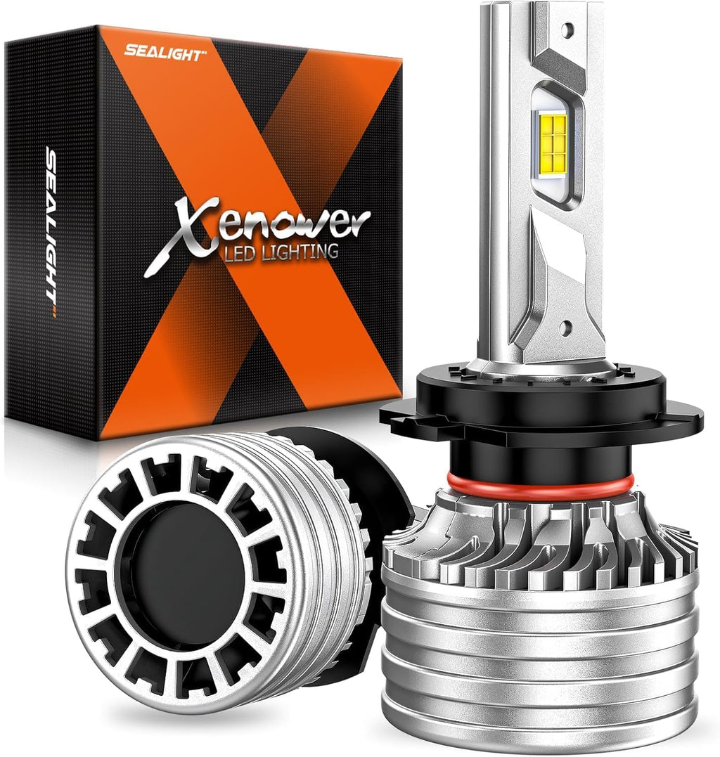 SEALIGHT X4I H7 Bulbs, 55000LM Super Bright H 7 Fog Bulbs
