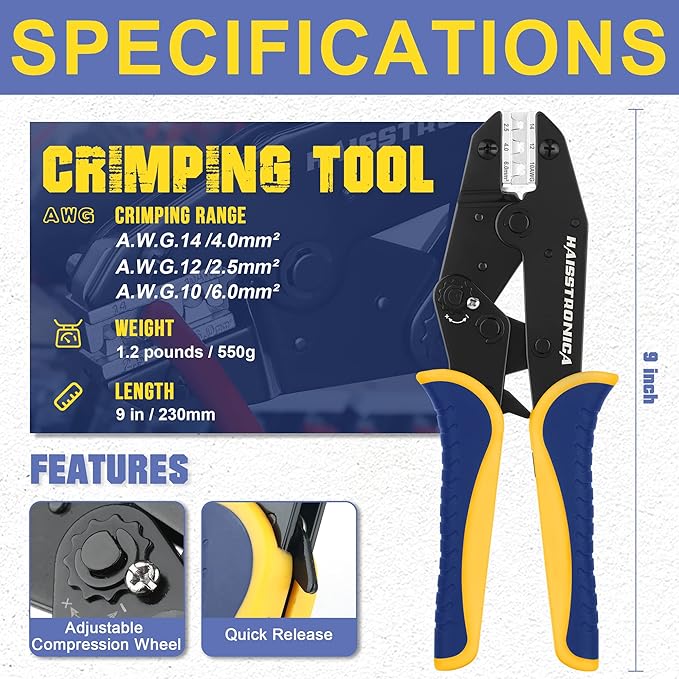 haisstronica Crimping Tool for Solar Connectors - Image 2