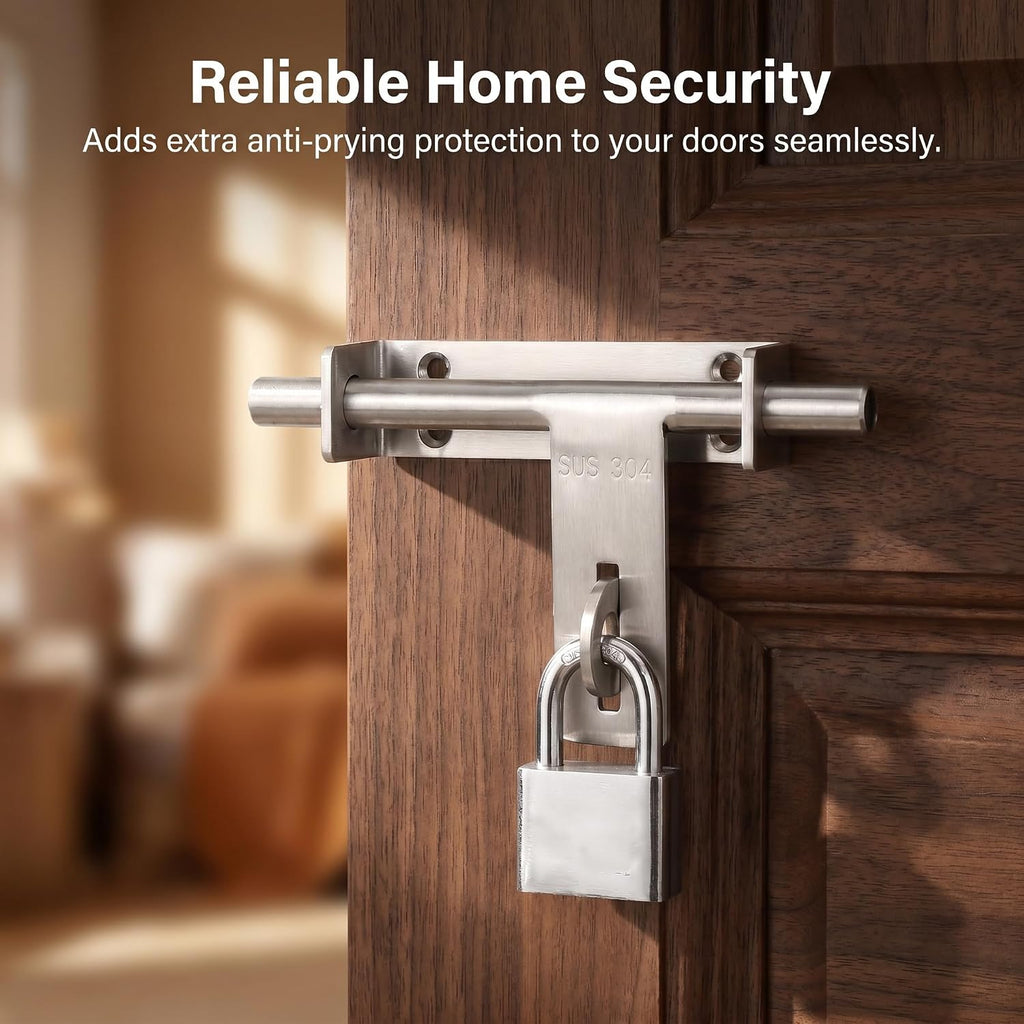 dingchi sliding bolt gate latch, safety lock bolt showing dimensions