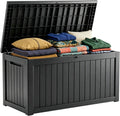 201 gallon large resin outdoor storage box, waterproof, main product view