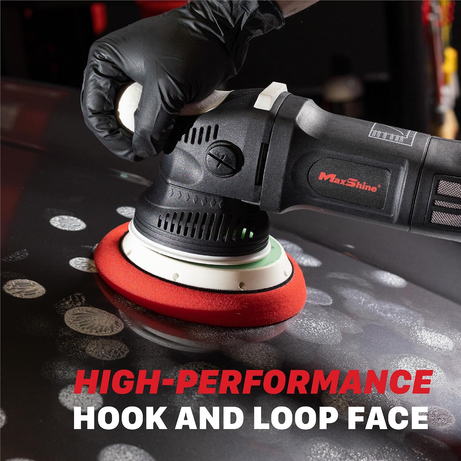 Maxshine 5” Universal DA Backing Plate Pro Series – Hook & Loop Pad Holder, 5/16” Thread – Fits Dual Action Polishers up to 12,000 OPM for Sanding, Buffing, Polishing & Auto Detailing