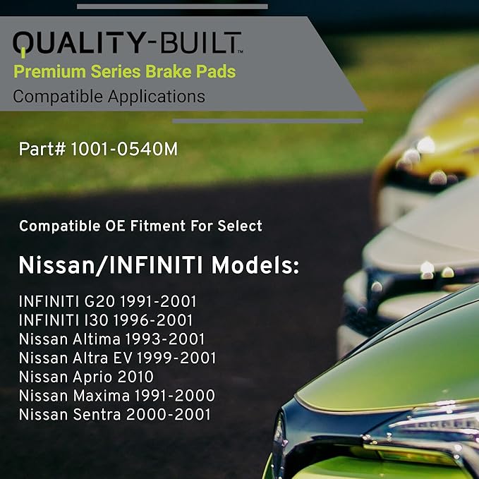 Premium Semi-Metallic Rear Brake Pads Compatible - Image 3