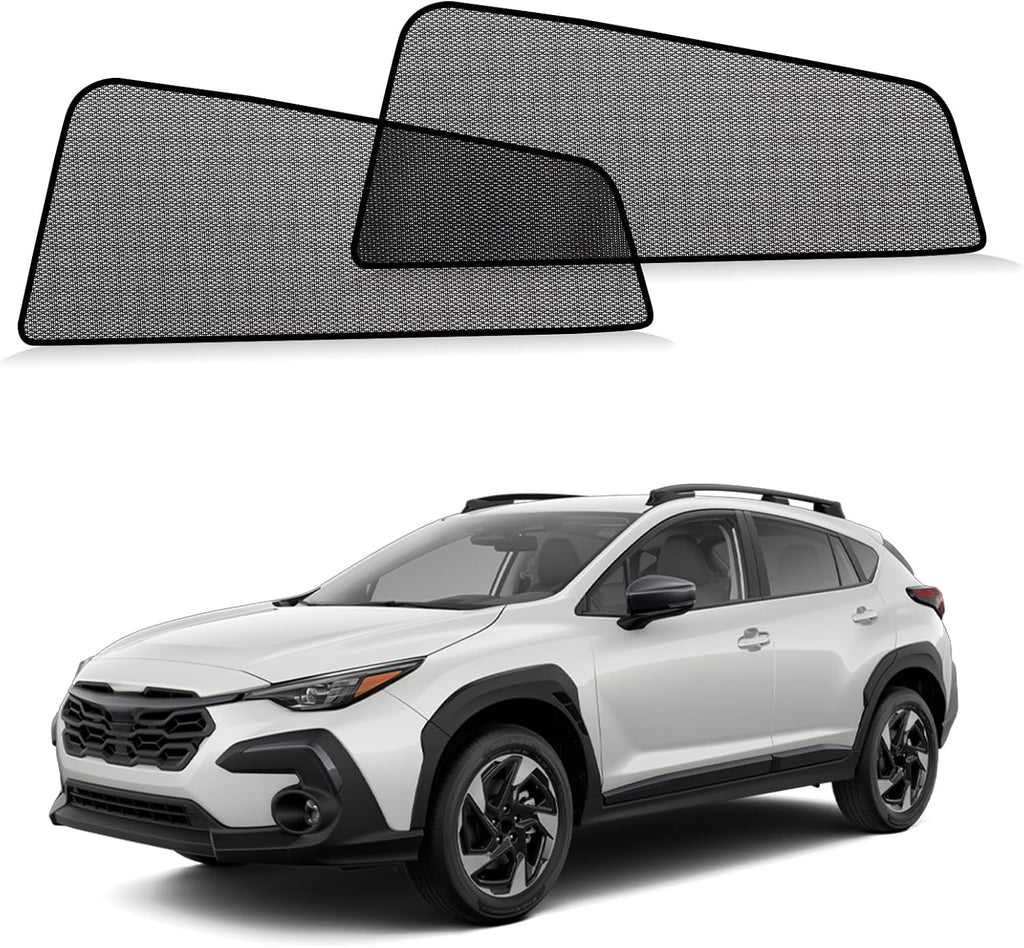 ZATOOTO Car Window Shades Crosstrek 2024-2026 for Rear Window 2Pack car Shades for Back Windows Baby & Pet | Blocks 99% UV Rays & Heat | Breathable Mesh for Privacy & Bug Protection | Camping & Trave