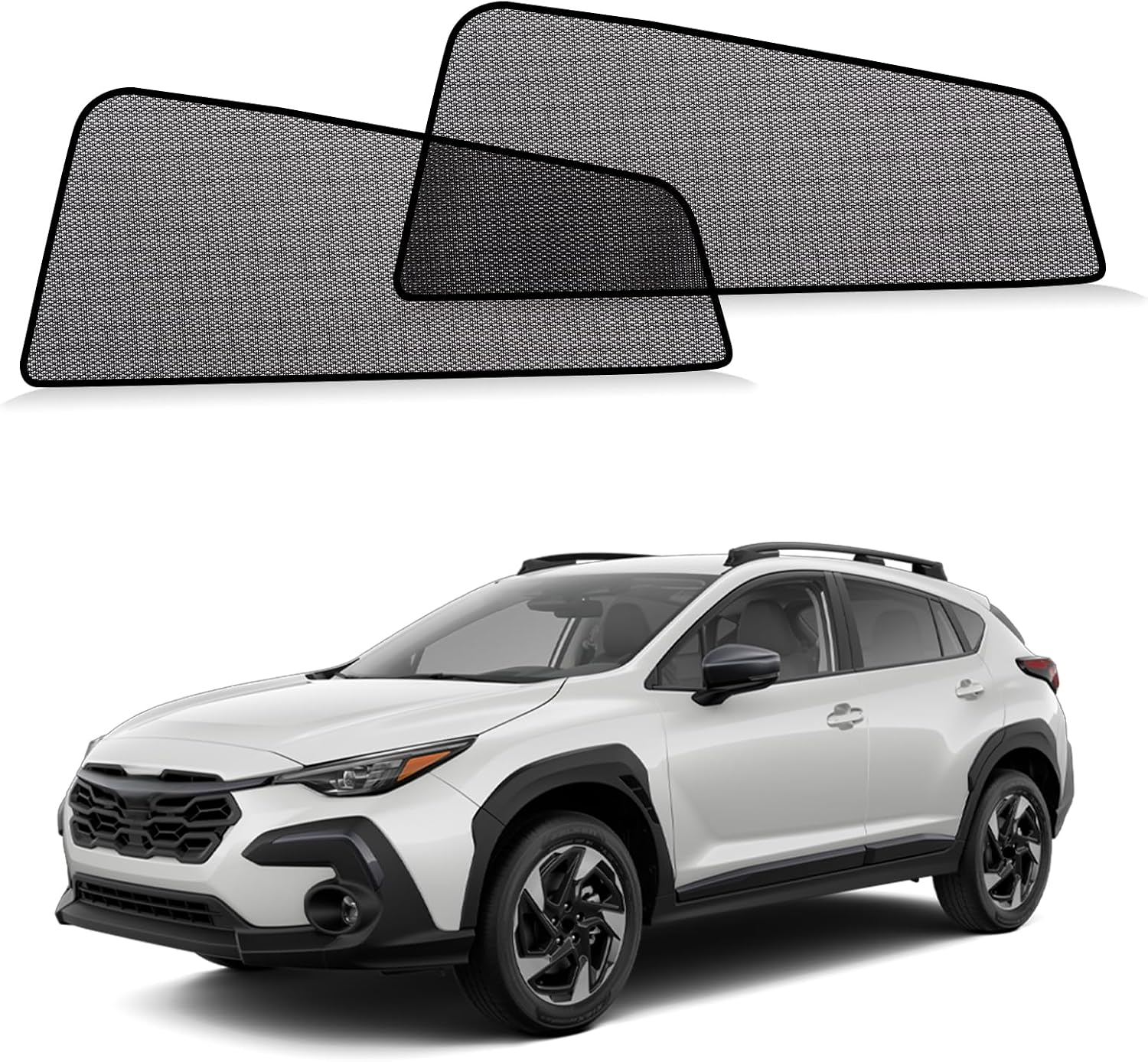 ZATOOTO Car Window Shades Crosstrek 2024-2026 for Rear Window 2Pack car Shades for Back Windows Baby & Pet | Blocks 99% UV Rays & Heat | Breathable Mesh for Privacy & Bug Protection | Camping & Trave