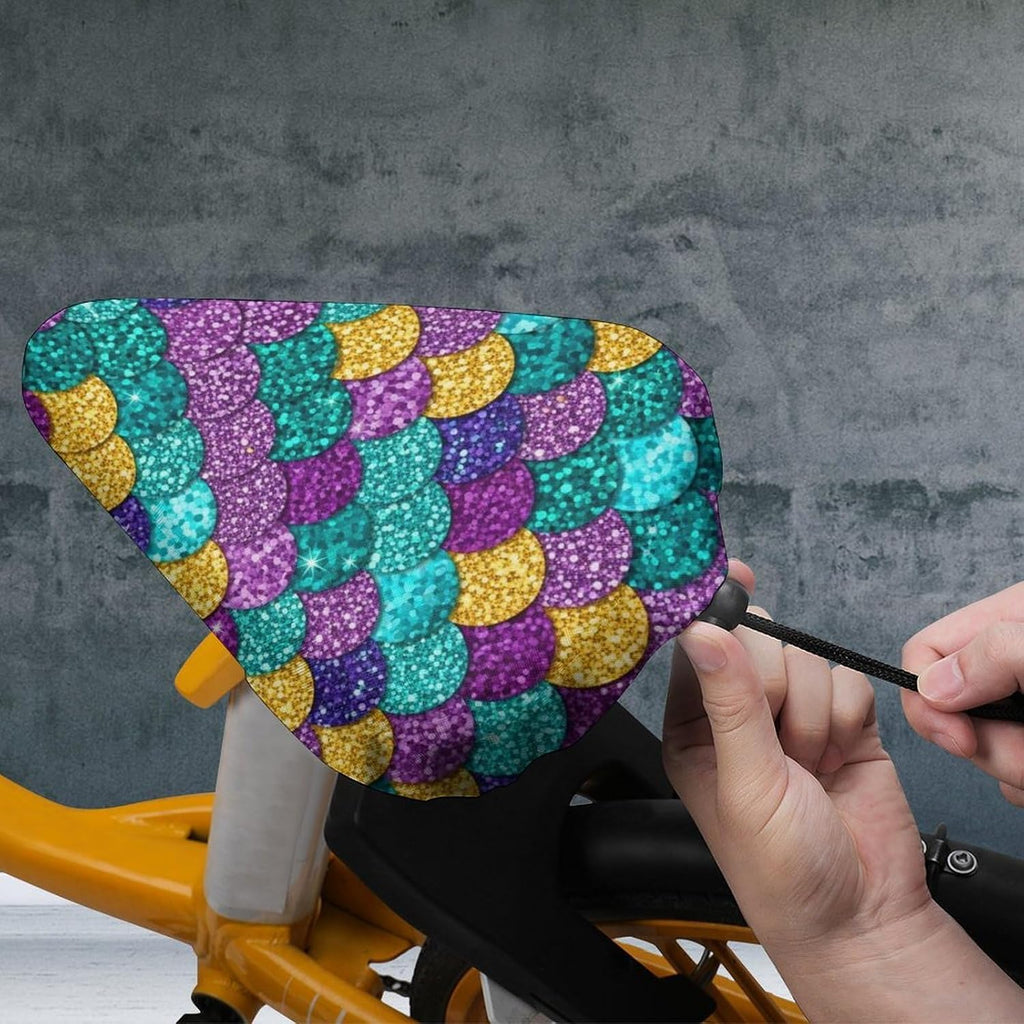 Extra Soft Bicycle Seat Protector, Rain Dust Proof Stationary Bikes Cover Boys Girls