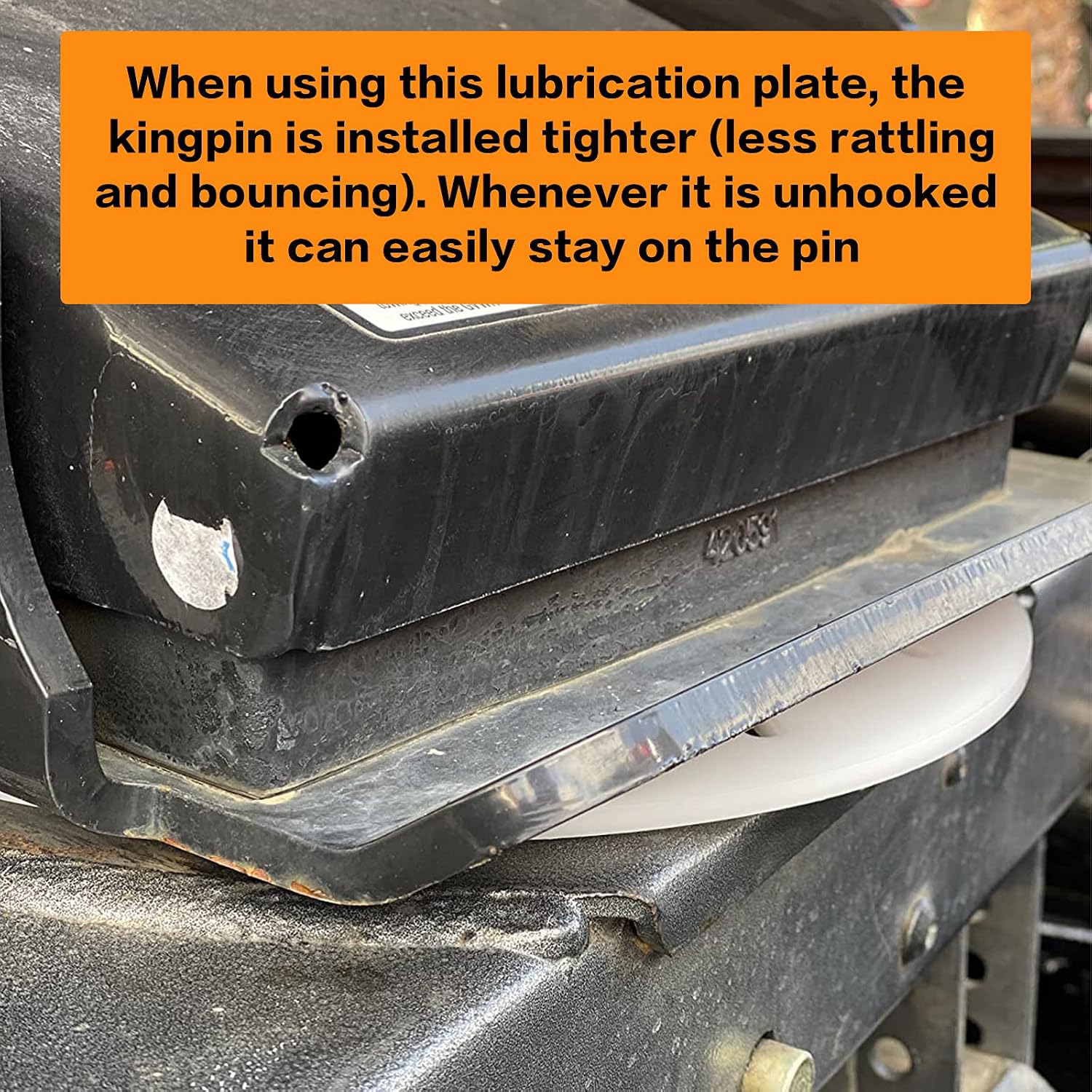 12-Inch 5th Wheel Lube Plate, 5th Wheel Accessories