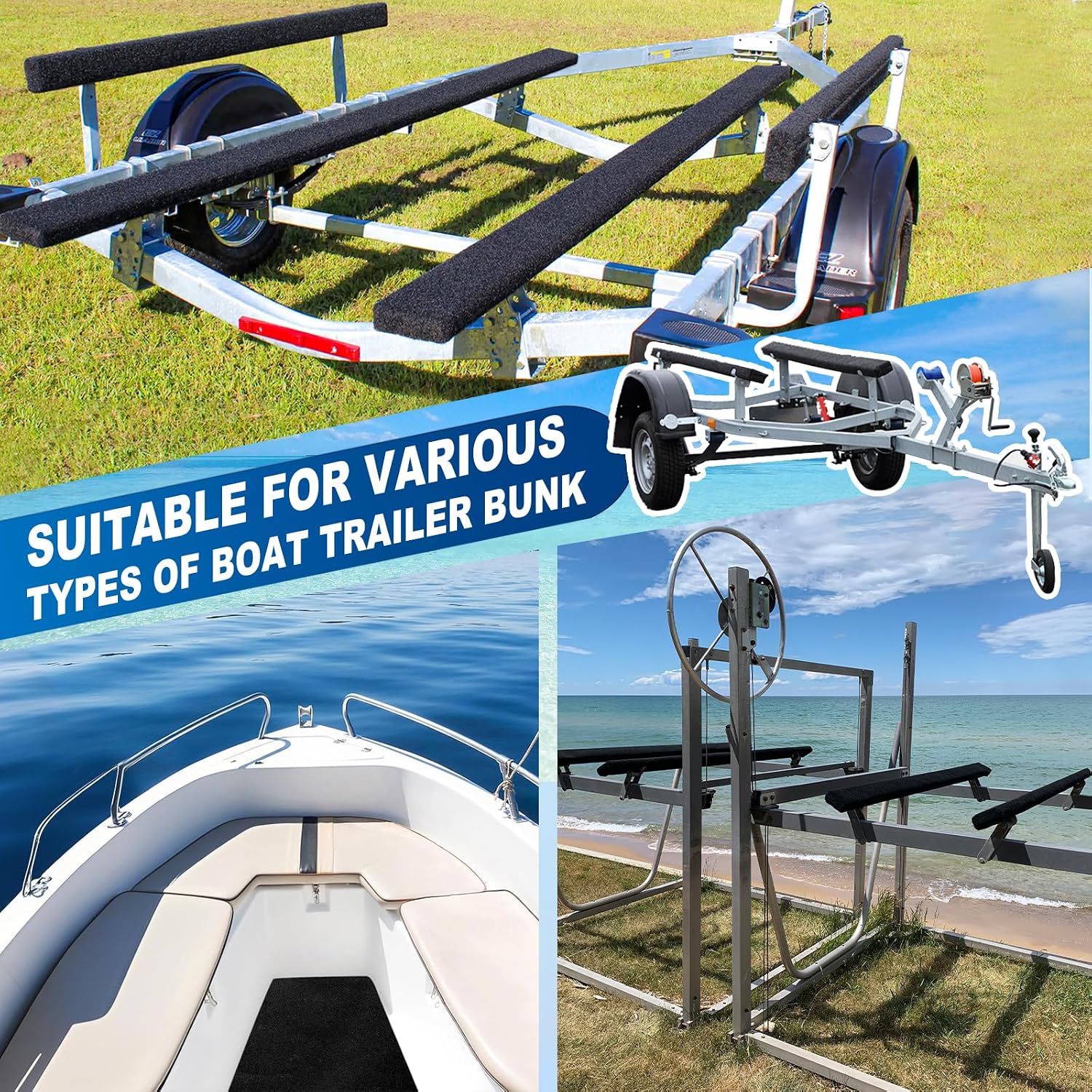 20inchx20FT- 25oz,Thicken Boat Trailer bunk Carpet, Marine Carpet Built for Unrivaled Durability and Heavy-Duty,Accessories Parts Replacement Padding for Outdoor (20inchx20FT)