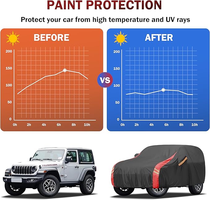 Car Cover Outdoor Automobiles Waterproof All Weater Truck Cover - Image 5