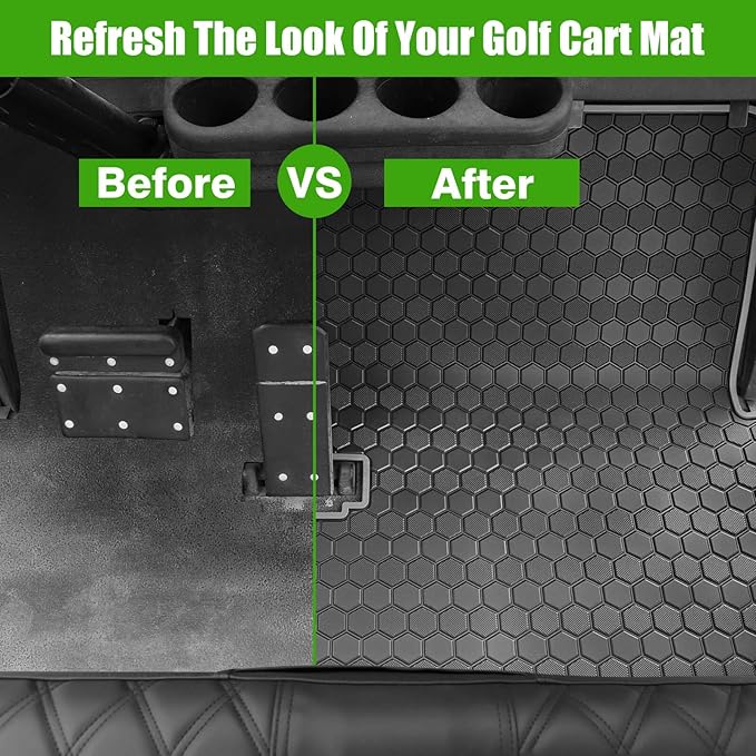 EZGO TXT Golf Cart Full Coverage Floor Liner Mat, fits EZGO TXT, Express S4 - Image 6
