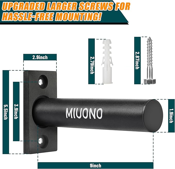 Weight Plate Holder, Wall Mounted Weight Rack Storage - Image 4