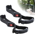 ecocstm 2 PCS Car Adjustable Grab Handles, Car Accessories Handle Assist, Safety Handle Portable Vehicle Support Grab Bar for Trucks, SUVs, Vans, Cars and ATVs (Black)