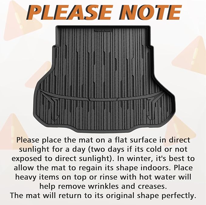 TripleAliners All Weather Trunk Mat Compatible - Image 3