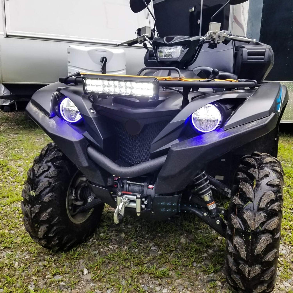 nilight led light bar 2pcs 12inch 72w 5040, front angle view