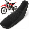 Motorcycle Seat Cover fot CRF 110 CRF110F CRF110 CRF 110F 2013-2025 Dirt Pit Bike Black/PVC Wear-Resistant Non-Slip/Gripper Soft