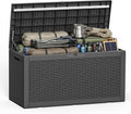 190 gallon outdoor storage box waterproof lockable deck, main product view