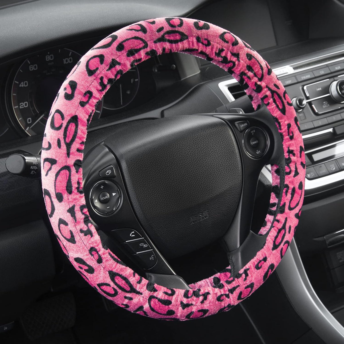 carxs leopard print car seat covers full set showing dimensions