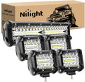 nilight led light bar 12 inch 300w 4pcs, main product view