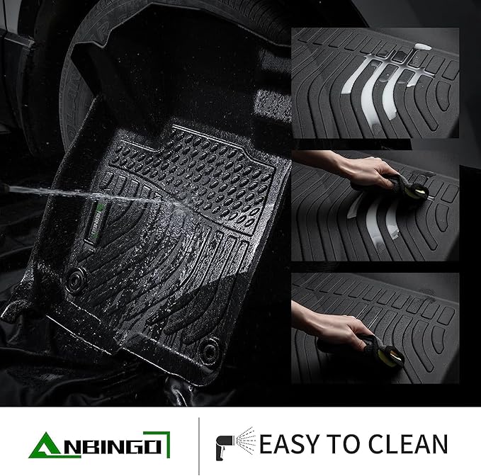 ANBINGO®Floor Mats Fit for Chevy Colorado 2023-2025/GMC Canyon All Weather Mats - Image 4