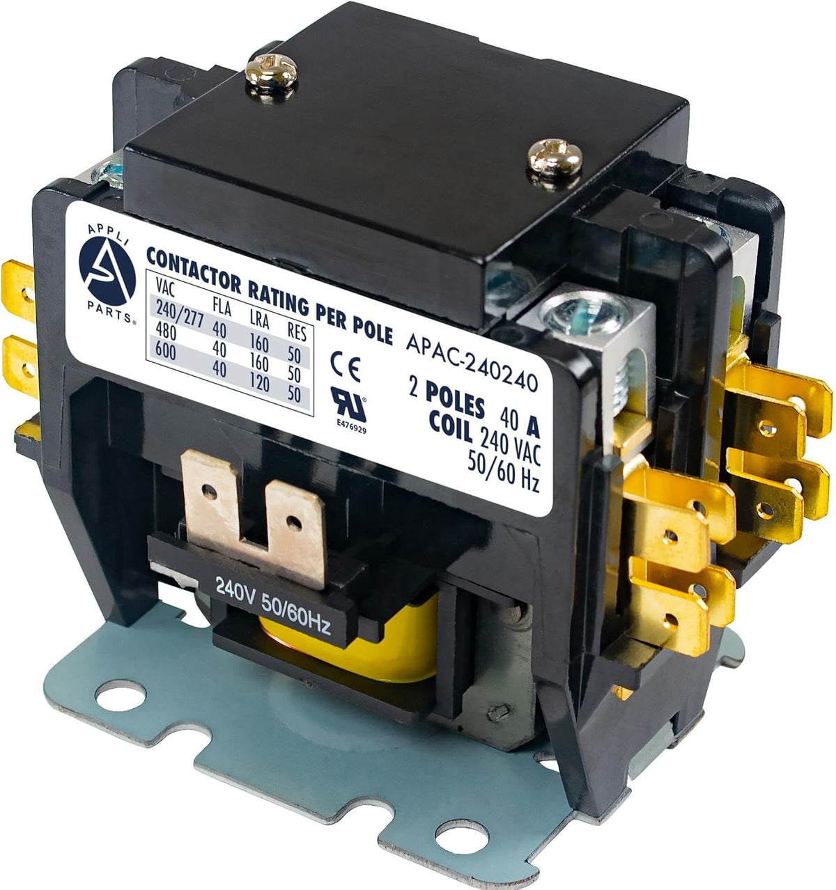 appli parts apac-240240 heavy duty contactor 2 poles, main product view
