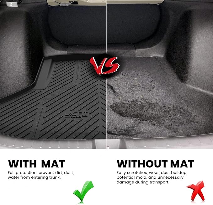LASFIT Trunk Mat for Honda Civic Sedan 2022-2026 & Civic Sedan Hybrid 2025-2026 - Image 4