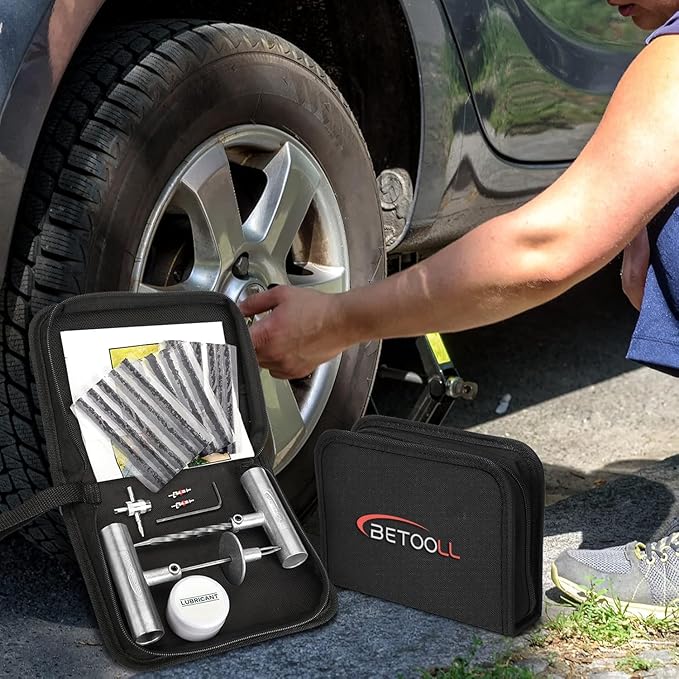 BETOOLL Tire Repair Kit, Sets of 2-24pcs Professional Heavy Duty Universal - Image 5