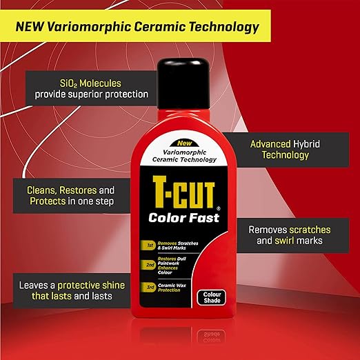 T-Cut Light Red Scratch Remover Color Fast Paintwork Restorer Car Polish - Image 4