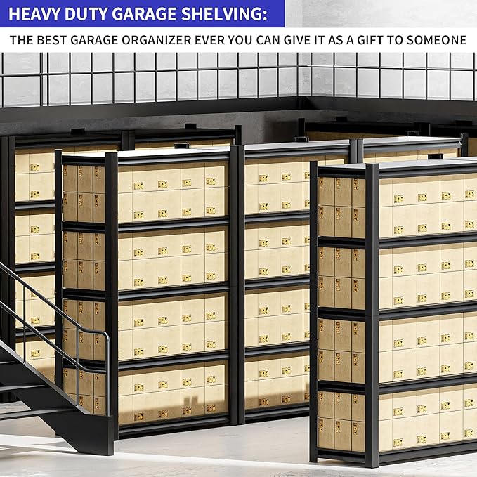 Garage Shelving Unit, 5 Tier Industrial Shelving Shelf Metal Shelves - Image 6