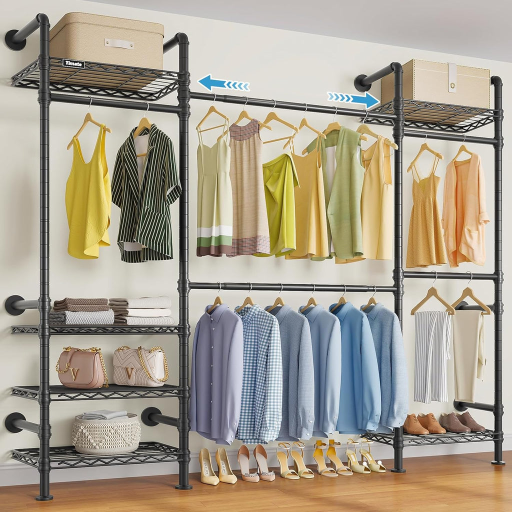 timate f3 medium wall mounted clothes rack expandable, main product view