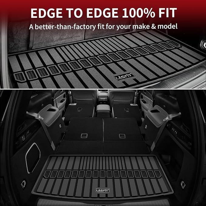 LASFIT Trunk Mat for Jeep Grand Cherokee L 2021-2025 6-Passenger and - Image 7