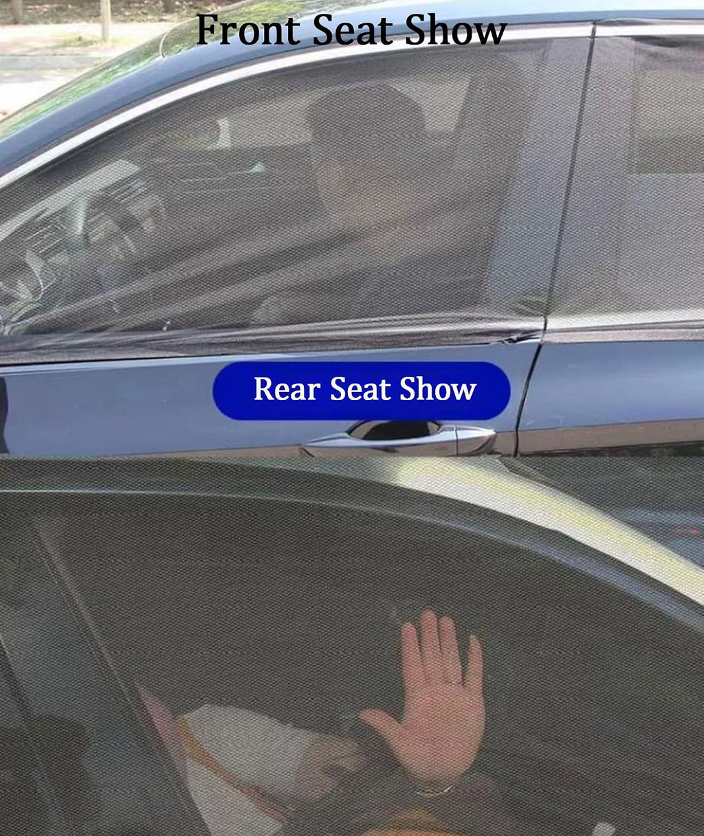 4Pcs Automotive Side Window Screens Mosquito Net for GMC Terrain 2018 2019 2020 2021 2022 2023 2024, Rear Front Door Sunshades Breathable Camping Travel Blocker,SUV