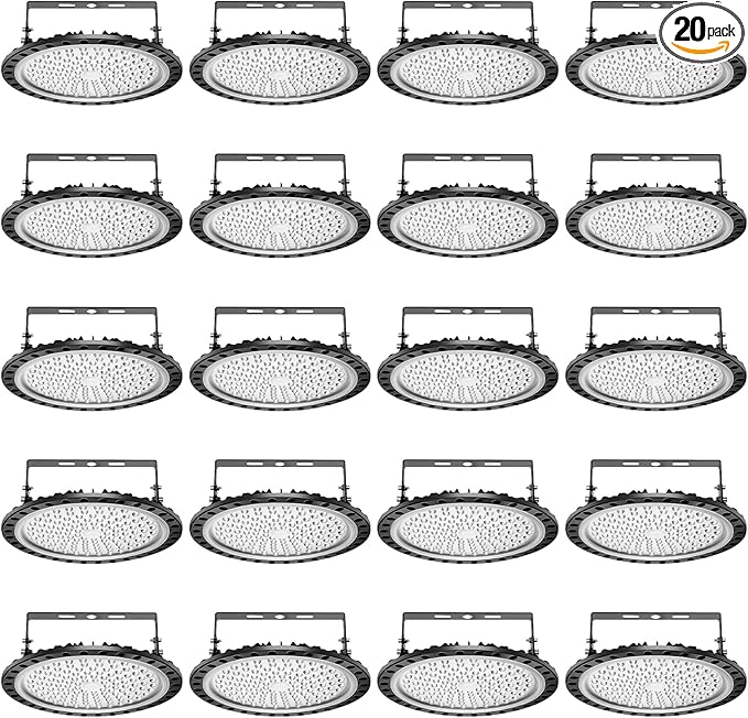 Viugreum High Bay LED Shop Lights, 500W UFO LED High Bay Light 50, 000LM 120V by Viugreum