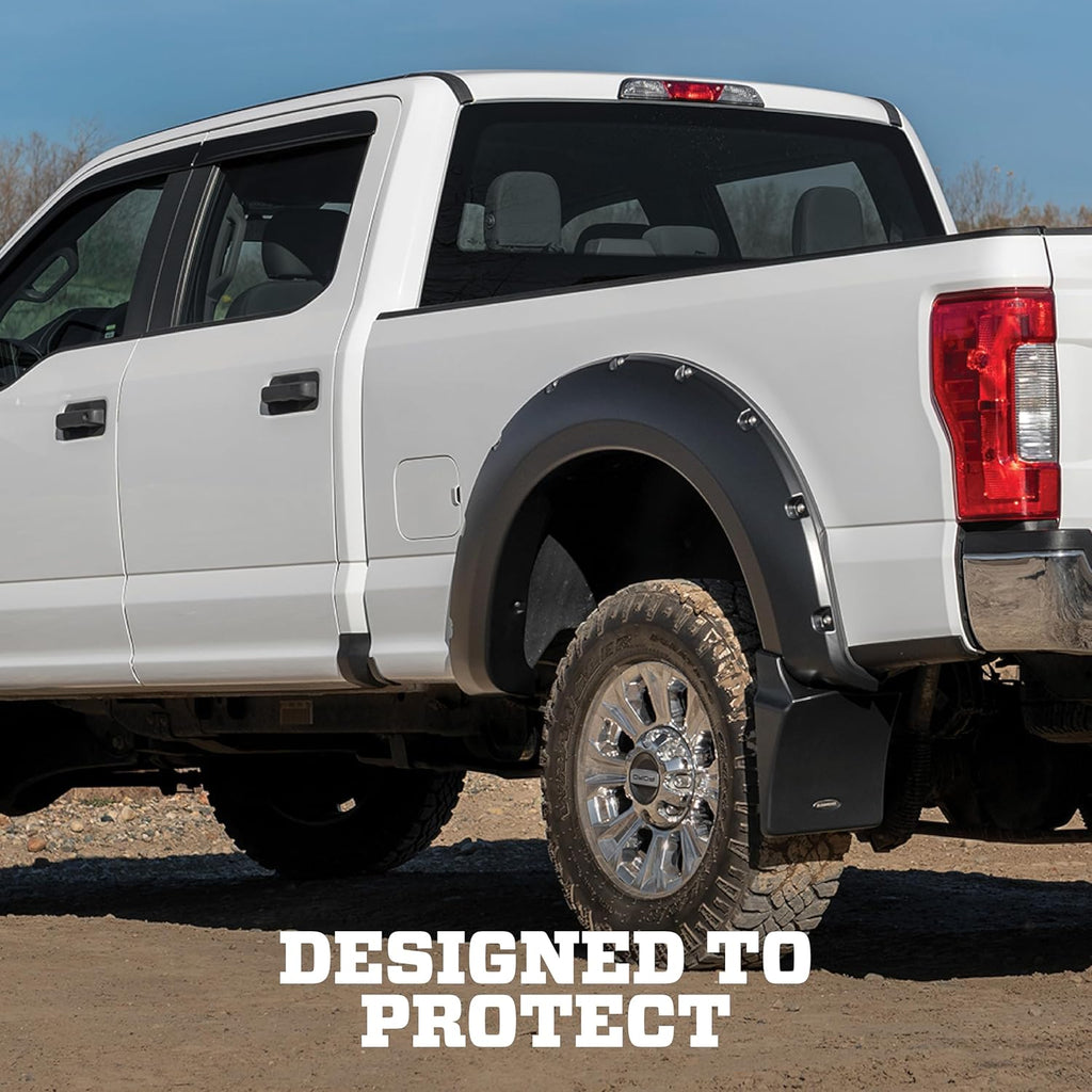 Husky Liners Fender Flares Pocket Style | Fits 2015-2020 Chevrolet Colorado, Excludes ZR2 Models | Front & Rear, 4-pc Black - 2804969