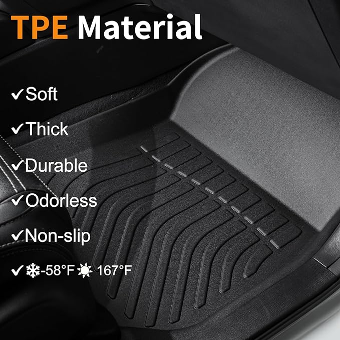 Binmotor-All Weather Car Floor Mats Cargo Liner Set - Image 3