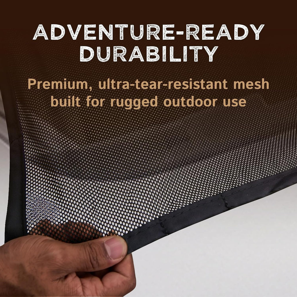 Magnetic Sunroof Bug Screen - Ultra-Tear-Resistant Mesh Mosquito Net for Car Camping - Essentials for Ventilation & Insect Protection - Fits 4Runner, RAV4, Outback, Others (Large (39 in x 26 in))