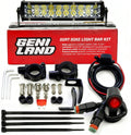 Dirt Bike Light Bar Kit, Plug-Play Dirt Bike Headlight, 7/8” Handlebar (Battery Equipped), Dirtbike Lightbar, Pit Bike Light Bar, for CRF110 KLX110 KLX140 TTR110 Raptor 110 DRZ400