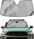 Pigenius Windshield Sun Shade for Toyota Tacoma 2024-2026 Without Factory Dashcam, Front Window Sunshade - AstraGuard
