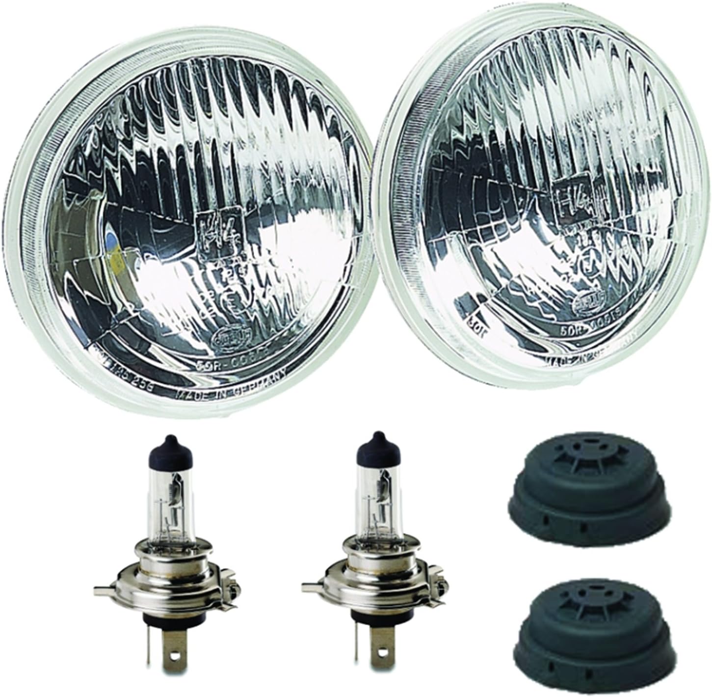 HELLA 002850811 135mm H4 High/Low Beam Halogen Conversion Headlamp Kit