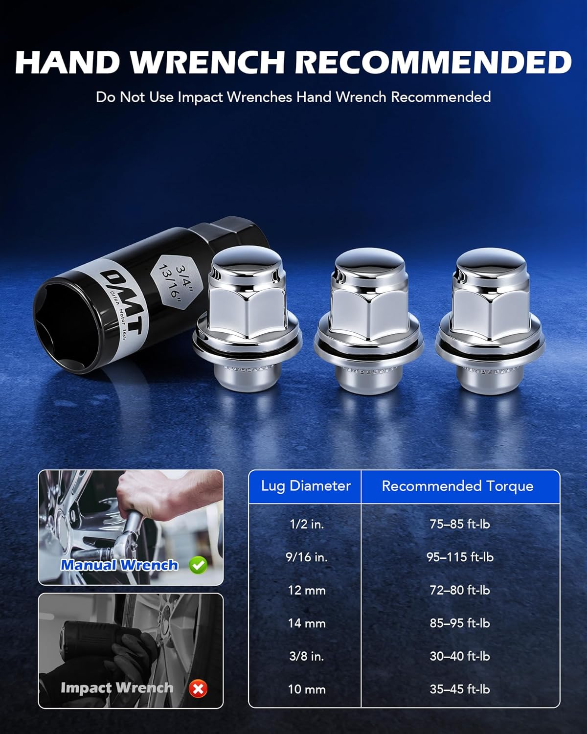 Orion Motor Tech M12x1.5 Lug Nuts, 12x1.5mm Mag Wheel Lug Nuts Compatible with Toyota Avalon Camry Corolla Highlander RAV4 Sienna Matrix Prius Venza Crown OEM Factory Wheels, Set of 20