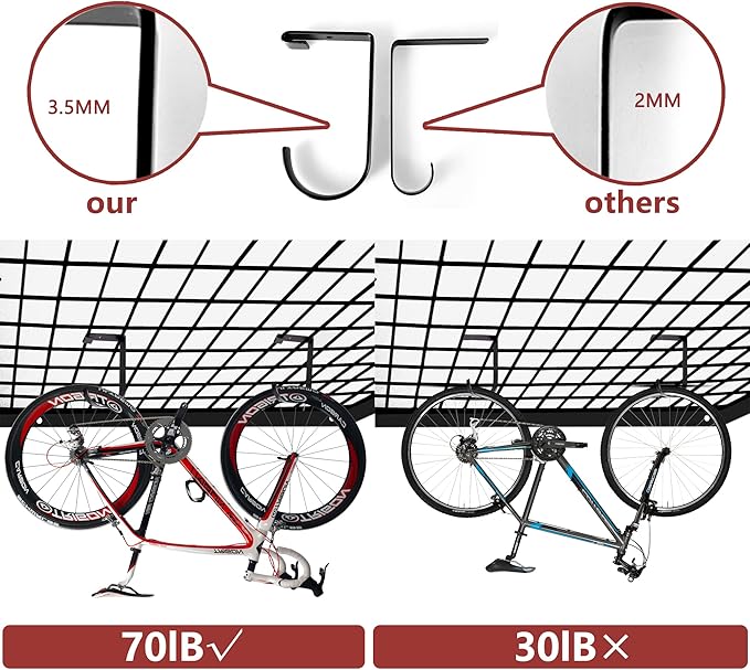 12-Pack Heavy Duty Add-On Storage Flat Hook Accessory - Image 4