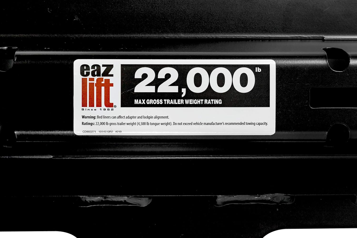 Camco 48663 Eaz-Lift Puck Style Adapter - Allow for Installation of a Fifth Wheel or Gooseneck Hitch to Industry Standard Rails - 2020 GM 2500 and 3500 (OEM Compatible)