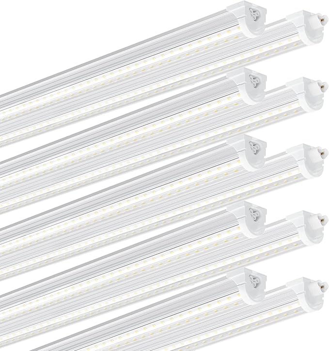 Ensenior 10 Pack 4 FT Led Shop Lights, 5000K Daylight, 5000LM Super Bright by Ensenior