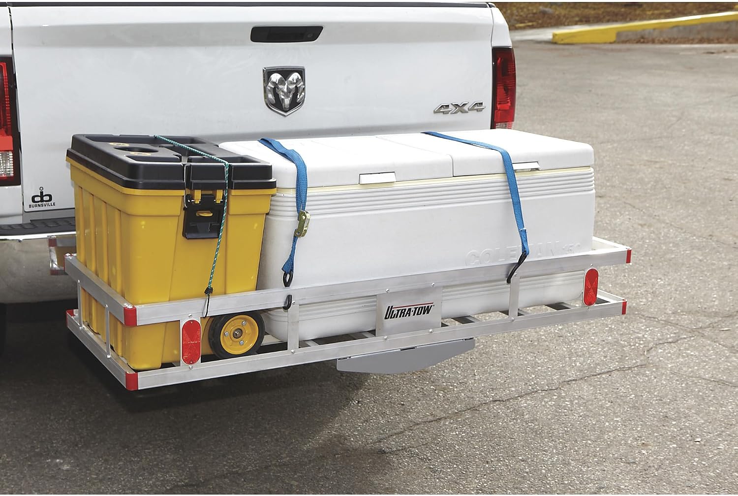 Ultra-Tow Aluminum Hitch Cargo Carrier - 500-Lb. Capacity, Silver, 60in. x 22.5in. x 8in.H