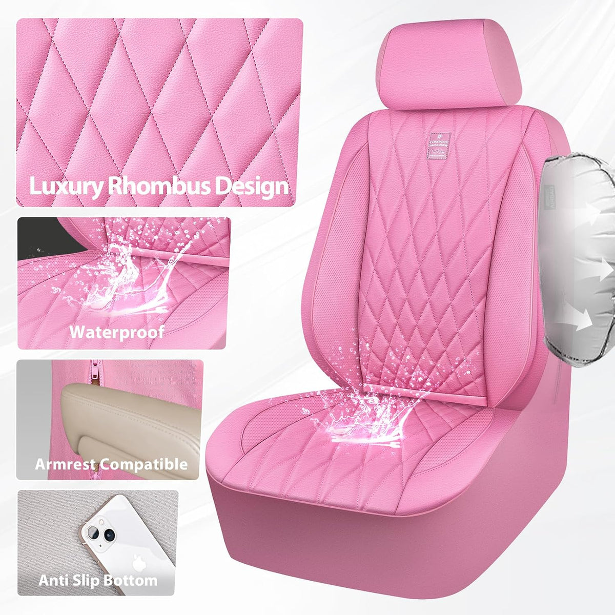 car pass piping luxury leather two front car, package contents